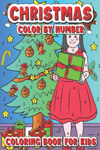 Christmas Colour By Number Coloring Book For Kids