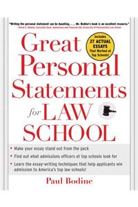 Great Personal Statements for Law School