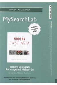 MySearchLab with Pearson Etext - Standalone Access Card - for Modern East Asia