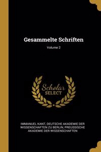 Gesammelte Schriften; Volume 2