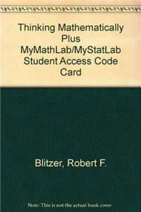 Thinking Mathematically plus MyMathLab/MyStatLab Student Access Code Card