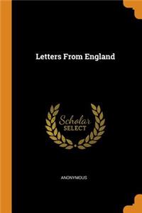 Letters from England