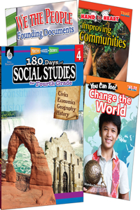 Learn-At-Home: Social Studies Bundle Grade 4: 4-Book Set