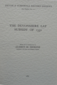 The Devonshire Lay Subsidy of 1332