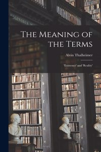 Meaning of the Terms