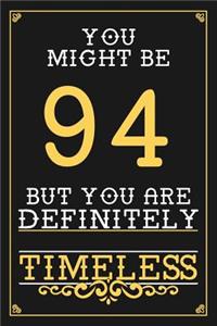 94th Birthday Journal