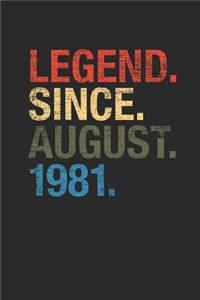 Legend Since August 1981