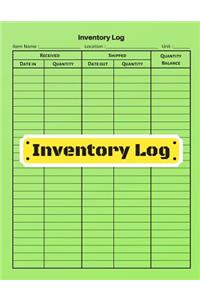 Inventory log