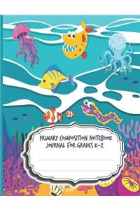 Primary Composition Notebook Journal For Grades K-2
