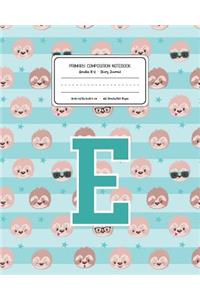 Primary Composition Notebook Grades K-2 Story Journal E