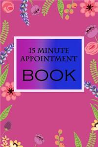 15 Minute Appointment Book