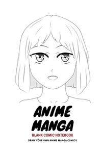 Anime Manga Blank Comic Notebook