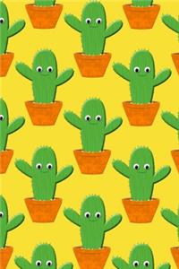 Cute Cactus In A Pot Pattern