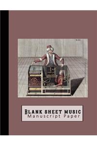 Blank Sheet Music Manuscript Paper