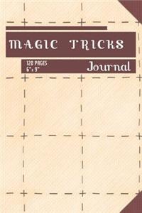 Magic Tricks Journal: Composition Book / Notebook / Journal ( 6 X 9 ), College Ruled / Lined Paper, 120 Pages for Magicians