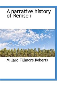 A Narrative History of Remsen