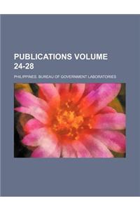 Publications Volume 24-28
