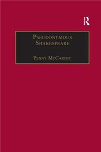 Pseudonymous Shakespeare