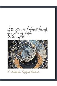 Litteratur Und Gesellsdchaft Fen Neunzwbnten Jabrbundert