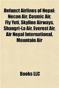 Defunct Airlines of Nepal Defunct Airlines of Nepal