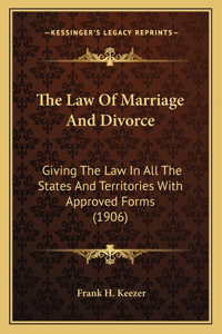 The Law Of Marriage And Divorce