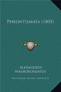 Phrontismata (1805)