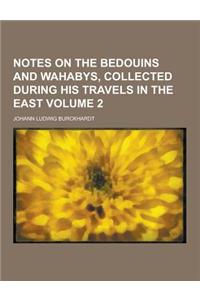 Notes on the Bedouins and Wahabys, Collected During His Travels in the East Volume 2