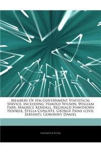 Articles on Members of Hm Government Statistical Service, Including
