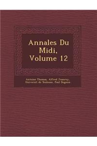Annales Du MIDI, Volume 12