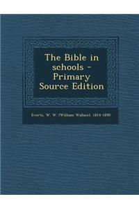 The Bible in Schools