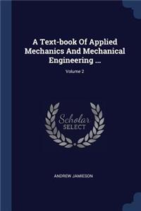 A Text-book Of Applied Mechanics And Mechanical Engineering ...; Volume 2