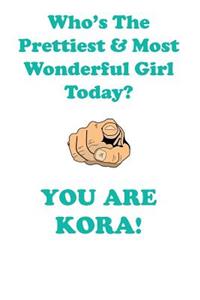 Kora Is the Prettiest Affirmations Workbook Positive Affirmations Workbook Includes: Mentoring Questions, Guidance, Supporting You