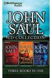 John Saul CD Collection 4: In the Dark of the Night, the Devil's Labyrinth, Faces of Fear