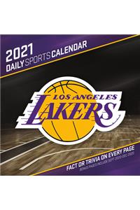 Los Angeles Lakers 2021 Box Calendar