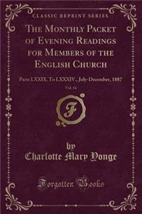 The Monthly Packet of Evening Readings for Members of the English Church, Vol. 14