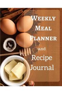 Weekly Meal Planner and Recipe Journal