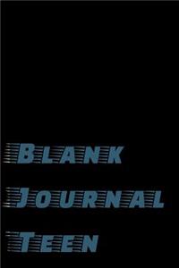 Blank Journal Teen