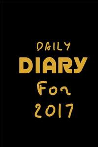 Daily Diary For 2017