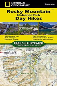 Rocky Mountain National Park Day Hikes Map