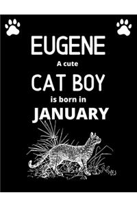 EUGENE a cute cat boy is born in January