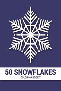 50 Snowflakes Coloring Book 7