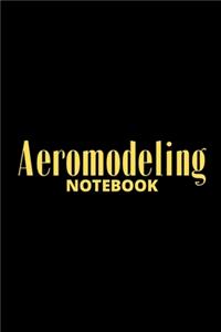 Aeromodeling notebook gift