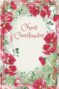 Chaos Coordinator: White and Red Edition - Keep Track - Daily Record about Personal Cash Management (Cost, Spending, Expenses) - Ideal for Travel Cost, Family Trip (6"