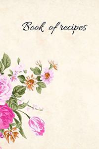 Book of recipes