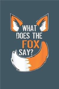 What does the fox say