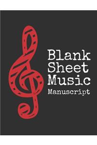 Blank Sheet Music Manuscript