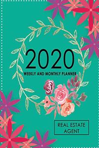 2020 Weekly Monthly Real Estate Planner