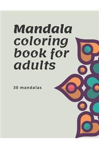 Mandala coloring book for adults