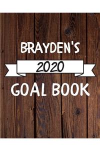 Brayden's 2020 Goal Book