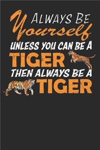 Always be Yourself Unless you can be a Tiger Then Always be a Tiger